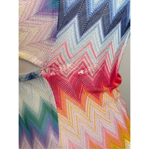 Missoni Chevron Short Cover Up Dress ZigZag print Size 38 / US 2 - Picture 8 of 10